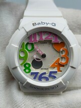 ○CASIO Baby-G 5194 BGA-131 ホワイト アナログ腕時計 カシオ ベビーG_画像1
