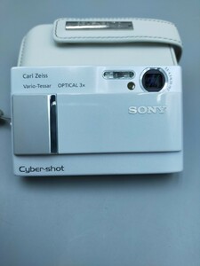 ☆SONY Cyber-shot DSC-T10 ホワイト コンパクトデジタルカメラ ソニー サイバーショット ケース付き※充電器なし