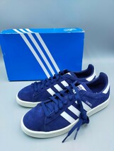 ☆adidas ORIGINALS キャンパス BZ0086 JPN27cm ブルー×ホワイト アディダスオリジナル ローカット スニーカー_画像1