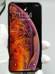 ☆Apple iPhone XS Max 64GB ゴールド MT6T2J/A docomo SIMロックありネットワーク制限〇 バッテリー最大容量80% IMEI357300094185868