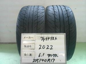 中古 ファイナリスト タイヤ 205/40R17