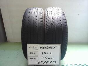 中古 セイバーリング タイヤ 215/60R17