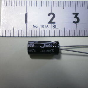 電解コンデンサー 0.68μF 50V 105℃ Jwco  10個セット 未使用品【管103】の画像2