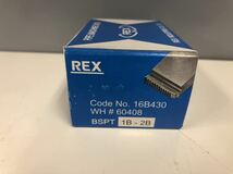 ◎【新品未使用】REX 16B430 自動切上チェーザ 4枚入 60408 AC 1B-2B 切上 BSPT 1B-2B 25A-50A レッキス 工具 DIY_画像5