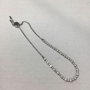 ◎【スワロフスキー】アクセサリー ブレスレット レディース 小物 装飾品 シルバー silver 全長12cm 重量3.0g SWAROVSKI