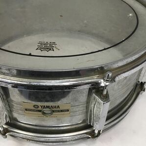 t【YAMAHA/ヤマハ】楽器 打楽器 REMO ドラム スネアドラム スネア 中古品 保管品 詳細不明 サビ有 使用感，キズ多々あり 現状お渡し の画像7