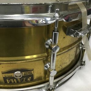 t【YAMAHA/ヤマハ】楽器 打楽器 REMO TAMA ドラム スネアドラム スネア 中古品 保管品 詳細不明 サビ有 使用感，キズ多々あり 現状お渡し の画像10