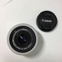 ◎【Canon/キヤノン】EOS kiss X7 デジタルカメラ 箱付き 2013年製 バッグ付き 付属品有り 動作品 ホワイト 40mmレンズ 説明書付き 白_画像6