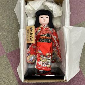 *[ Гиндза ....] сосна .. восток свет произведение куклы ichimatsu японская кукла девочка кимоно Showa Retro retro античный орнамент общая длина примерно 40cm с коробкой хранение товар восток свет 