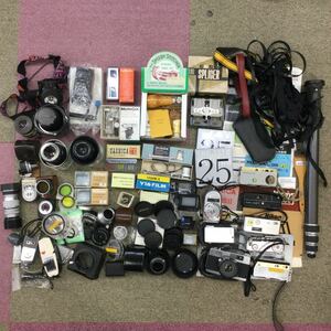 ◎ カメラ用品 大量 まとめて minolta/MAMIYA/YASHICA/KONICA/Nikon 他 カメラ本体フィルムカメラ レンズ レンズキット フィルター 