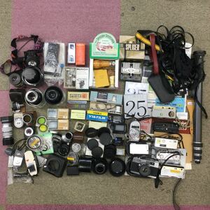 * camera supplies large amount together minolta/MAMIYA/YASHICA/KONICA/Nikon other camera body film camera lens lens kit filter 