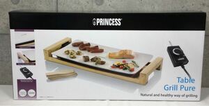 ＆【PRINCESS/プリンセス】未使用品 テーブルグリルピュア/TableGrillPure 103030 焼肉ホットプレート グリルプレート ホワイト×キャメル