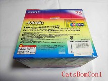 音楽用 CD-R SONY 74分 10枚パック 日本製 10CRM74CRAX Color mix pack [未開封] 録音用_画像2