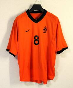 NIKE ナイキ S0 ORX◆オランダ代表◆2000ー2001年(H) #8 ダービッツ ユニフォーム:L