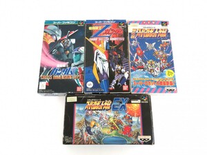 まとめ 4点 スーパーファミコン ソフト 機動戦士ガンダム 機動戦士Zガンダム スーパーロボット大戦EX 第４次スーパーロボット大戦 0324-064