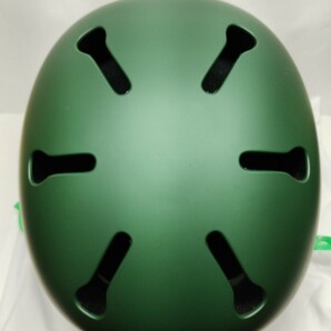 美品 POC Auric ヘルメット ML55-58 Methane Green 大人用 スキー スノーボードの画像5