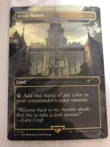 [AG-MTG] (792)■ボーダーレス■《Croft Manor》/《統率の塔/Command Tower》[SLD] 土地