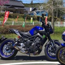 YAMAHA MT-09 ワンオフ フルチタンマフラー CORES社製_画像8