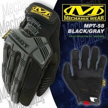 Mechanix Wear M-PACT グローブ ブラック/グレー Mサイズ メカニクスウェア 正規品_画像2
