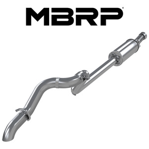 MBRP 2018-2024 ジープ ラングラー JL 2ドア 4ドア アンリミテッド 2.0L 3.6L キャットバック エキゾースト 正規輸入品