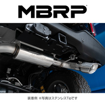 MBRP 2021- フォード ブロンコ BRONCO 2.3L/2.7L エコブースト キャットバック エキゾースト ブラックTip 正規品_画像3