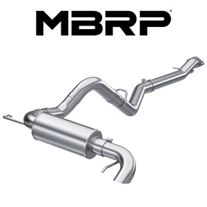 MBRP 2021- フォード ブロンコ BRONCO 2.3L/2.7L エコブースト キャットバック ターンダウン エキゾースト 正規品