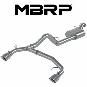 MBRP 2021- フォード ブロンコ BRONCO 2.3L/2.7L エコブースト キャットバック エキゾースト ツアー ポリッシュTip 正規品
