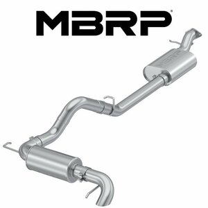 MBRP 2021- フォード ブロンコ BRONCO 2.3L/2.7L エコブースト キャットバック ターンダウン エキゾースト ツアー 正規品