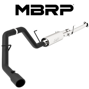MBRP 2009-2021 トヨタ タンドラ 5.7L V8 CAT-BACK エキゾースト ストリート ブラックTip 正規品
