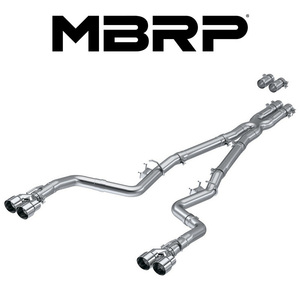 MBRP 2017-2024 ダッジ チャレンジャー RT 5.7L V8 CAT-BACK レース エキゾースト 爆音 正規品
