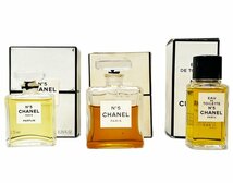 CHANEL シャネル 香水 化粧品 コスメ 15点 まとめて コロン パルファム No5 フレッシュボディーパウダー 口紅 チーク 現状品 未使用品 混合_画像2