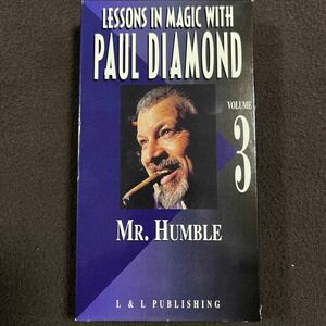 【マジックビデオ】LESSONS IN MAGIC WITH PAUL DIAMOND Vol.3 MR. HUMBLE