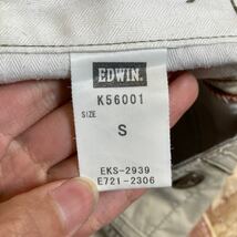 B-1243 EDWIN TROUSERS エドウィントラウザーズ カラーパンツ カーゴパンツ S リップストップ ベージュ_画像5