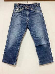 E-1288 Levi's リーバイス 607 デニムパンツ W33 ユーズド加工 00's オールド ジーンズ ジーパン