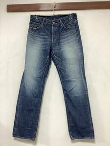 E-1211 JOURNAL STANDARD ジャーナルスタンダード デニムパンツ 40 ユーズド加工 ジーンズ ジーパン 赤耳