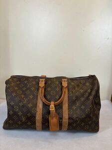 LOUIS VUITTON ルイヴィトン　キーポル45 モノグラム　ボストンバッグ　旅行カバン