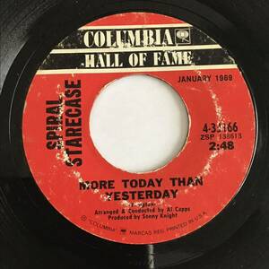 US盤 45 / SPIRAL STARECASE MORE TODAY THAN YESTERDAY / NO ONE FOR ME TO TURN TO ソフトロック