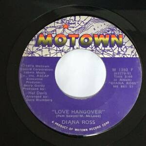 US盤 45 / Diana Ross - Love Hangover / Kiss Me Now 