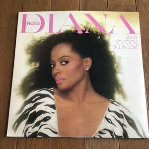 US盤 見開き/ Diana Ross Why Do Fools Fall In Love AFL1-4153