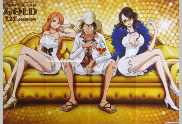 ONE PIECE ワンピース　FILM GOLD ポスター　nanaco