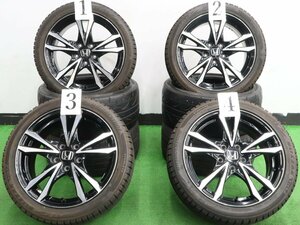 4本 ホンダ CR-Z ZF系 純正 17インチ 6.5J +45 5H 114.3 スタッドレス ブリヂストン ブリザック VRX2 205/45R17 CRZ アルファ ベータ ENKEI