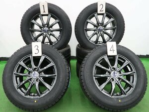 4本 社外 16インチ 6.5J+38 スタッドレス 未使用 グッドイヤー アイスナビ7 2022年 215/65R16 アルファード ヴェルファイア カローラクロス