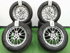 4本 OZ MSW 29 17インチ ホイール 7.5J+48 5H 112 スタッドレス ピレリ アイスゼロアシンメトリコ 2023年 215/65R17 タイヤおまけ テーパー