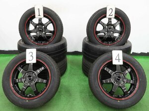 4本 CROSS SPEED HYPER EDITION CR7 14インチ ラジアル 未使用 GOODYEAR EfficientGrip 2023 155/65R14 N-BOX タント スペーシア 軽自動車