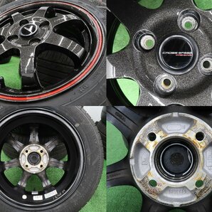 4本 CROSS SPEED HYPER EDITION CR7 14インチ ラジアル 未使用 GOODYEAR EfficientGrip 2023 155/65R14 N-BOX タント スペーシア 軽自動車の画像6