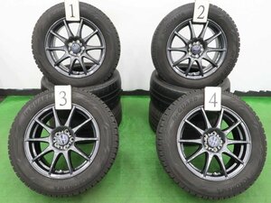 4本 VELVA 16インチ 6J +40 5H 100 スタッドレス ヨコハマ アイスガード IG60 2022 195/65R16 ライズ ロッキー ハイブリッド ガソリン不可