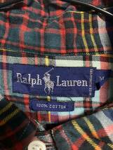 90s Ralph Lauren ラルフローレン　長袖シャツ　ボタンダウンシャツ　サイズ　M アメカジ　アメリカ　usa 古着_画像5