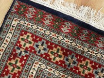 魁◆ペルシャ絨毯 部族絨毯 ウール 手織り 193×291㎝ トライバルラグ ハンドメイド パキスタン アフガン絨毯_画像4