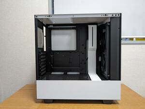 白PCケース　NZXT H510 FLOW ホワイト　中古ジャンク扱い