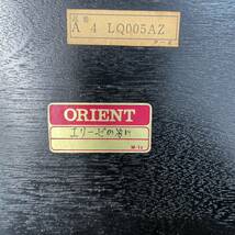 ORIENT オリエント 置時計 アンティーク 昭和レトロ 時計 木製 レトロ クォーツ エリーゼ A4LQ005AZ_画像4